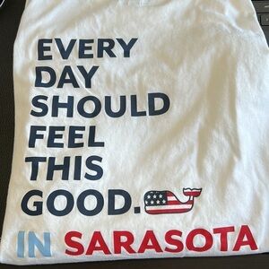 Vineyard Vines Sarasota Mens or Women’s White Long Sleeve Shirt Sz M